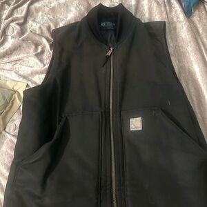 Carhartt Black Heavy-Duty Vest